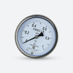 เกจวัดแรงดันแกนสแตนเลส Y-100BF-Z ขนาด 100 มม. 0-60mpa ความแม่นยำ 1.6 ระดับ แบบเชื่อมต่อโดยตรง เกจวัดสุญญากาศ - Product Image 2