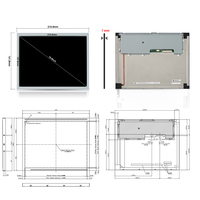 KYOCERA 10,4'' 1024x768 LVDS 20-Pin LCD-Panel 1300 Nits Sonnenlicht-Lesbarer Bildschirm 10,4 Zoll IPS LCD-Module