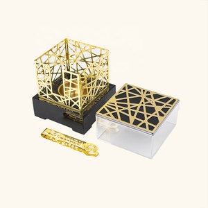 Set Bruciatore di Incenso in Legno e Pelle Certificato SABER, Cofanetto Tradizionale per Bakhoor per Arredamento di Majlis e Hotel - Product Image 2