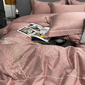 Parures de Housse de Couette en Coton à Broderie Personnalisée Avec Taie(s) d'Oreiller Pour Hôtel et Maison - Product Image 6