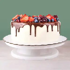 פונדנט עוגת קישוט לבן פטיפון פרימיום פלסטיק עוגת כלים stand עבור אפייה