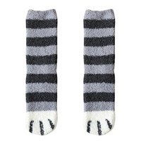 Chaussettes unisexes personnalisées épaisses et chaudes en fourrure, vente en gros, style chaussettes mi-mollet, mode hiver, douces, confortables, motif animal mignon, longueur cheville
