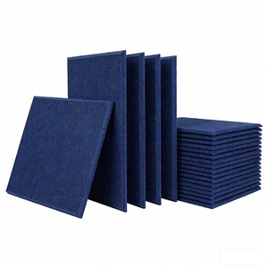 Panneaux acoustiques carrés insonorisants en feutre de polyester pour studio radio - Vente chaude - Product Image 1