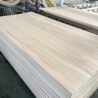 Tablas de Madera Maciza de Paulownia Natural Blanqueable de 4x8 pies para Fabricación de Ataúdes