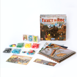 Jeu de société de <span class=keywords><strong>voyage</strong></span> ferroviaire : Billets de <span class=keywords><strong>train</strong></span> autour du monde – Jeu éducatif de géographie pour la famille, les parents, les enfants et les couples – Amusez-vous à jouer - Product Image 3