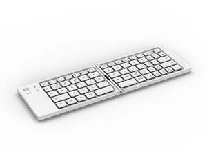 Per 5.0 <span class=keywords><strong>tastiera</strong></span> Ultra sottile Wireless Full-Size doppia piegata supporta/Linux/iOS/Android compatibile IBM New - Product Image 2