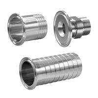 RIGHTPOWER Nouveau raccord à trois colliers (raccord TC) - Pièces hydrauliques en acier inoxydable SS304/SS316L
