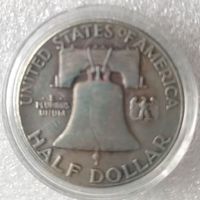 Réplique de la pièce de monnaie Franklin Half Dollar en argent de 1948-1963, frappe D S