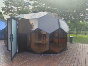 Solárium de Aluminio con Techo de Cristal, Aislamiento Térmico, para Patio Trasero de Villa - Product Image 2