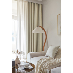 140cm Wide 55/56" Inch Heat-Insulation Polyester Water Resistant Window <b>Curtain</b> Fabric Roll High Quality Blackout Woven Plain - Product Image 1