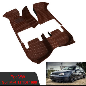 Alfombrilla de coche personalizada para volante a la izquierda, impermeable, duradera, para VW Volkswagen <span class=keywords><strong>Golf</strong></span> Mk4 1J TDI <span class=keywords><strong>1998</strong></span>~2006 - Product Image 3