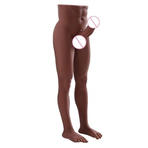 Juguete Sexual Realista de Pene Masculino para Adultos, Medio Cuerpo con Piernas, Dildo Enorme, Tapón Anal para Mujeres y Gays - Product Image 1