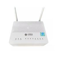 H1S-3 Gpon XPON ONU ONT Modem 1GE + 3FE + TEL + WIFI + 1USB FTTH versi bahasa Inggris 2.4G Epon xont pon ONU