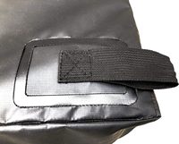 Sac de transport pliable robuste pour camion, 26 pieds cubes, en bâche PVC imperméable, grande capacité, ouverture double latérale