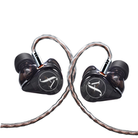 Écouteurs intra-auriculaires 5BA IEM avec câble détachable, impression 3D en résine, haute fidélité, pour le jeu, l'écoute sur scène, fonctionnalité 5G