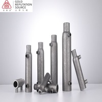 Manchon de couplage industriel pour barres d'armature en acier galvanisé, pour la connexion des structures en béton préfabriquées