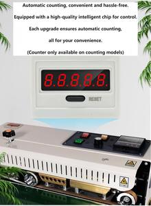 Thermoscelleuse automatique électrique pour sacs en plastique avec affichage du <span class=keywords><strong>compte</strong></span> <span class=keywords><strong>à</strong></span> <span class=keywords><strong>rebours</strong></span>, anti-brûlure, <span class=keywords><strong>à</strong></span> usage domestique écologique - Product Image 2