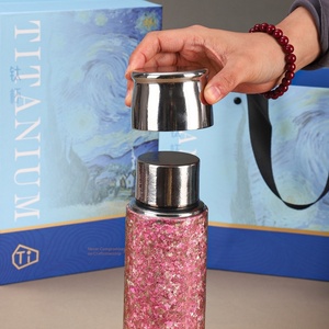 Pure Titanium Vacuum Insulated Bullet Shape Travel <b>Mug</b> Magnetic Lid <b>Tea</b> <b>Infuser</b> Thermal Flask 6 12 Hours Heat Retention - Product Image 1