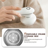 Tragbarer Mini-Elektrischer Fusselentferner aus Edelstahl, USB-Aufladbar für Pullover, Kleidung, Teppiche, Wolle, Auto und Outdoor