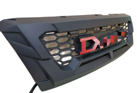 Pièces de gril de couverture de calandre de lumière LED noir mat Offre Spéciale pour Dmax 2016 -- 2019