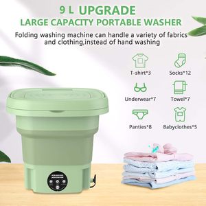 Folding Washing Machine Cleans Small Clothes, Baby Clothes, Small Washing Machine Suitable for Single Living, Travel and Camping - Product Image 2
