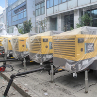 Compresseur d'air diesel portable Atlas Copco XAS XATS XAVS XARS neuf, à faible bruit, avec roulement central, pour les industries du ciment et de l'exploitation minière