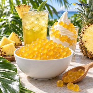 Billes de Boba Éclatantes à la Framboise pour Services Alimentaires, Garniture pour Thé aux Fruits, Yogourt, Desserts de Magasin, Café et Smoothies - Product Image 5