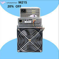 MicroBT Whatsminer M21S 56-58T d'occasion, mineur BTC SHA-256, machine de minage ASIC Bitcoin, 3360W, haute efficacité