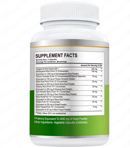 비건 비유전자변형 통캇 알리 소프트젤 캡슐, 실험실 검증 비타민, 남성 건강 활력 항산화제, 성인용 80캡슐 - Product Image 6