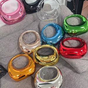 Boshiho Luxury Bags Women Handbags Acrylic <b>Wedding</b> Party <b>Clutch</b> Women Evening Bags Candy Color Wrist Bright Face Dumpling Bun - Product Image 3