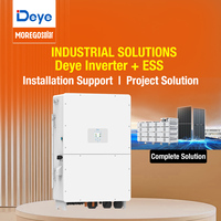 Batterie modulaire LiFePO4 Deye 25,6 kWh-81,9 kWh BOS-G PRO 50 kW 80 kW HV Solution de stockage d'énergie hybride modulaire, capacité extensible jusqu'à 1,3 MWh