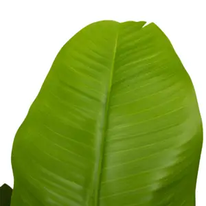 120cm di plastica simulata 8 foglie piante inodore ornamentale giardino arredamento realistico pianta artificiale Musa basjoo banano albero
