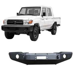 Kits de carrosserie pour <span class=keywords><strong>Toyota</strong></span> <span class=keywords><strong>FJ</strong></span> 76 78 <span class=keywords><strong>79</strong></span> Cruiser, nouveaux pare-chocs avant et arrière en acier inoxydable pour accessoires tout-terrain - Product Image 2