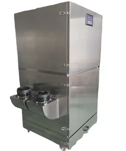 2.2KW Stainless Steel Dust Collector with Conical Funnel Discharge for Cutting Powder Dust Collector