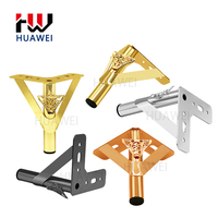 HUAWEI Möbel zubehör Stuhl Metall Bein Dreieck Golden New Design 15cm hoch Eisen Metall Sofa Bein