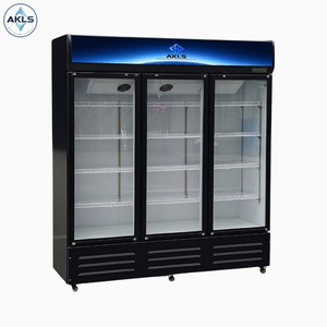 <span class=keywords><strong>Armoire</strong></span> refroidie par air à trois portes en verre de congélateur vertical à économie d'énergie d'affichage de supermarché commercial pour les besoins de réfrigération de magasin - Product Image 1