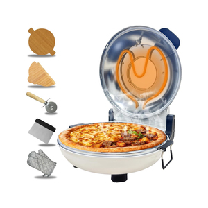 Machine à pain arabe 12 pouces en acier inoxydable avec revêtement antiadhésif, capacité de 4 lb, électrique, pour usage domestique, avec minuterie - Vente en gros usine - Product Image 1