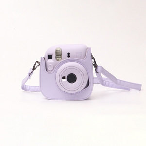 Sac <span class=keywords><strong>photo</strong></span> extérieur en cuir PU vintage couleur unie pour Fujifilm Instax <span class=keywords><strong>Mini</strong></span> 12 11 <span class=keywords><strong>9</strong></span> 8 avec fermeture magnétique et bandoulière réglable - Product Image 5