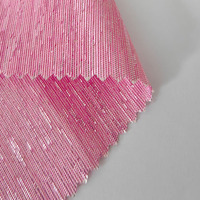 Offre Spéciale brillant lurex paillettes 44% coton 14% PET 42% acétate argent or métallique tissu pour robe de soirée