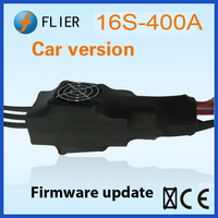 Pccooler — contrôleur de vitesse sans balais 16S 400A rc, esc pour modèle de voiture 1/10