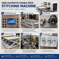 Machine à coudre les boîtes en carton ondulé à deux pièces, entièrement servo-contrôlée, haute précision