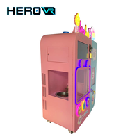 Machine à barbe à papa automatique pour enfants, vente chaude en Thaïlande, faible coût, design floral, nourriture pour enfants avec fonction SDK