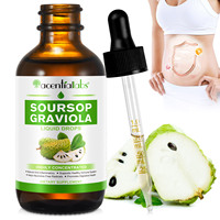 Acentiallabs Antioxydant Aide à Neutraliser les Radicaux Libres Gouttes Liquides de Supplément de Corossol Gouttes Liquides d'Extrait de Corossol Graviola