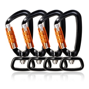 Fermaglio girevole 4KN per guinzaglio per cani, gancio a scatto Anti-torsione per Auto in lega di alluminio per guinzaglio per animali domestici - Product Image 1