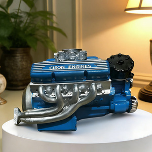 Cison <b>Engines</b> V8 <b>Engine</b> <b>Model</b> Resin Craft Desk Ornament Industrial Design Office Desktop Decoration - Product Image 3