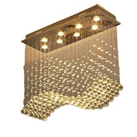 Plafonnier LED en verre fait main au design moderne, température de couleur réglable (chaud 6000K, froid 2700K), CRI 90 élevé, dimmable, pour salon et chambre