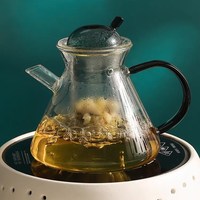 Ensemble de théière en verre borosilicate de haute qualité personnalisé de 500 ml, design luxueux fait main, infuseur à thé avec tasses
