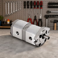 Pompe hydraulique à double engrenage haute pression Zhengquan HGP-11A-F3/3R, pompe à huile compacte pour unité de puissance de machines agricoles