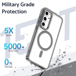 Funda de teléfono magnética transparente a prueba de golpes para Samsung Galaxy S25 24 <span class=keywords><strong>23</strong></span> Ultra/<span class=keywords><strong>23</strong></span> 24 Fe Pc Tpu Material funda de teléfono móvil - Product Image 5