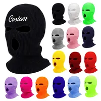 Men's Windproof Full Face Knit Hats, Custom Ski Mask